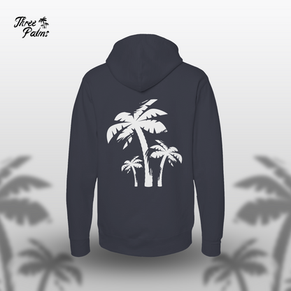 Midnight Current Three Palms Hoodie