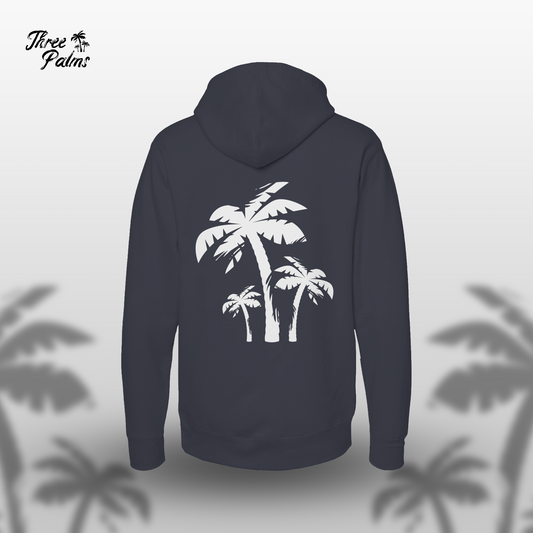 Midnight Current Three Palms Hoodie
